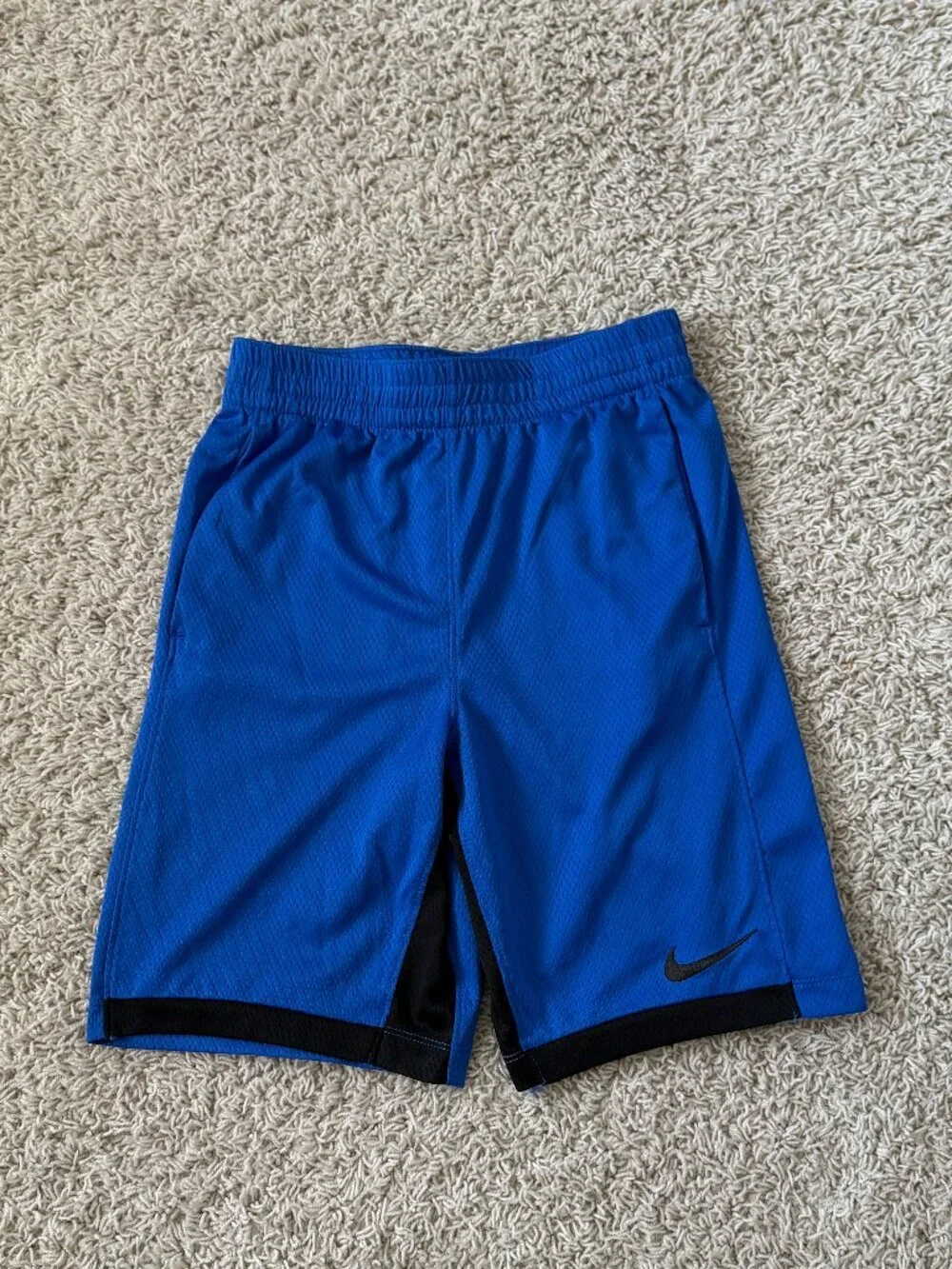 Nike Boys Athletic Shorts Bundle Black Blue Size L